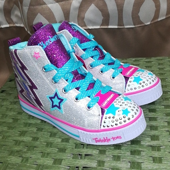 new skechers twinkle toes high tops